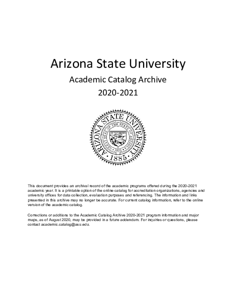 2020-21 Academic Catalog Archive