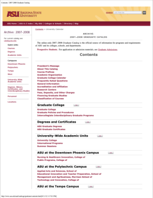 2007-2008 Graduate Catalog
